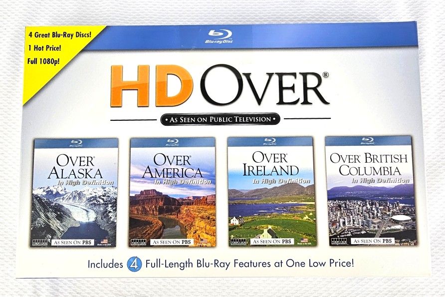 HD Blu-Ray Over Alaska, America, British Columbia, Ireland