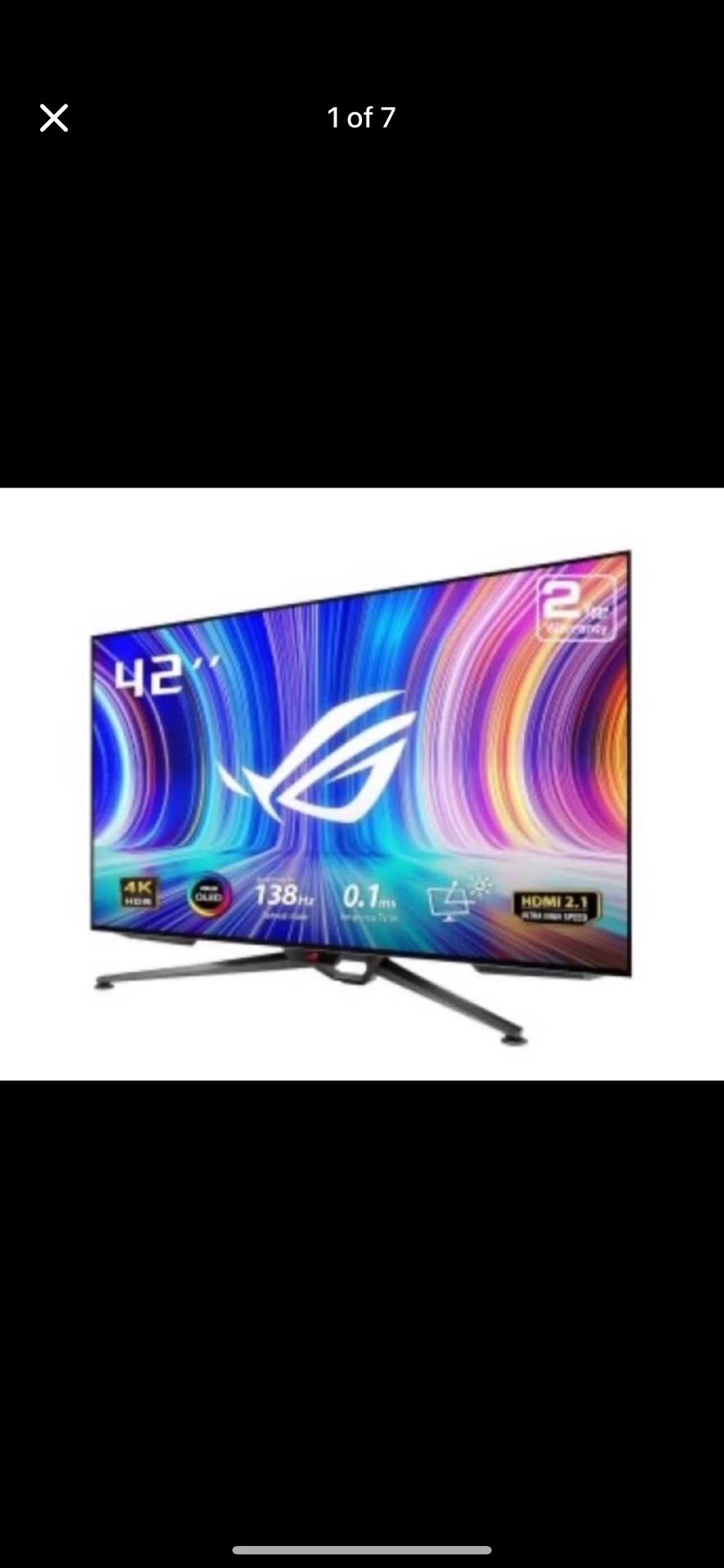 Asus 42 Oled Gaming Monitor 