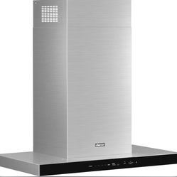 Dacor 36 Inch Smart Wall Mounted Ducted Hood Range Hood 1200 CFM LED Lights WIFI Bluetooth
