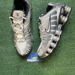 Nike Shox TL metallic silver