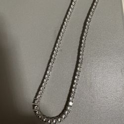 Sterling Silver Tennis Chain 