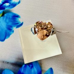 Heart Shaped Ring, Size 7