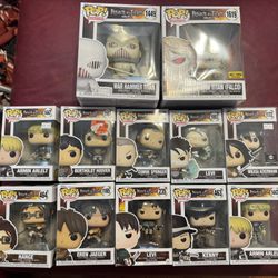 AOT Funko Pops 