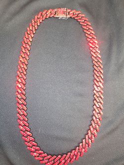 Cuban Prong Link Iced Chain