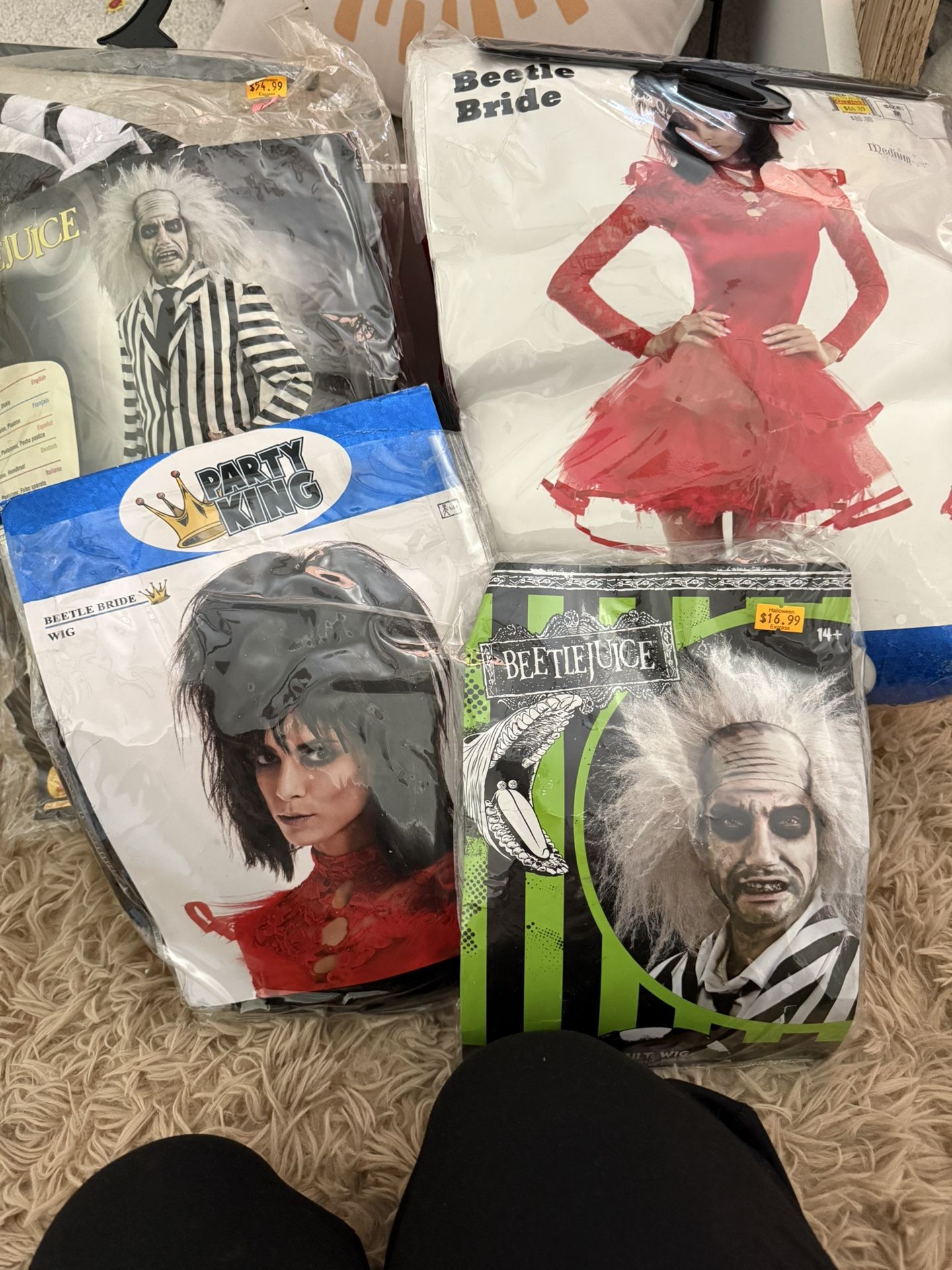 Couple Costume With Wigs