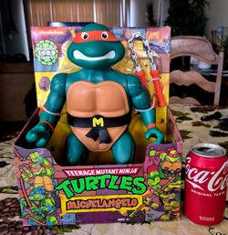 Giant Michelangelo ninja turtle action figure