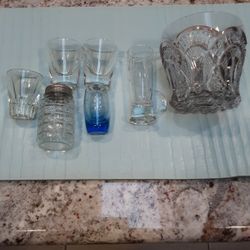Group Of Vintage Glass. $25 for All