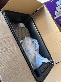 2 XL stainless steel cat litter boxes