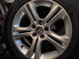 Tires and stock rims off of 2025 challenger