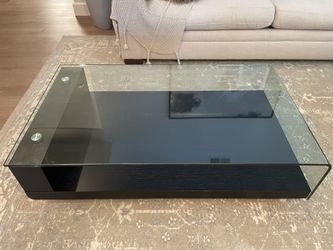 Tempered Glass/wood Coffee Table