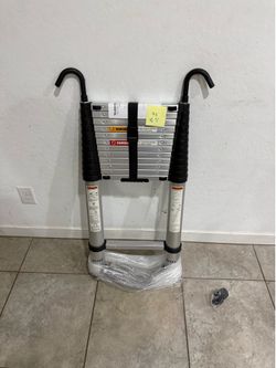 Premium heavy duty telescopic ladder - 16.5 feet - L46