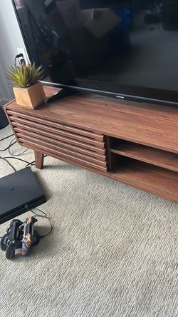 Wooden TV stand