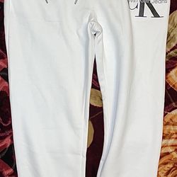 CK Mens White Jogger /sweatpants 