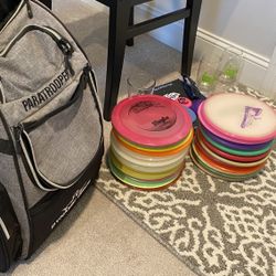 Disc Golf Discs Backpacks And Chair/stool