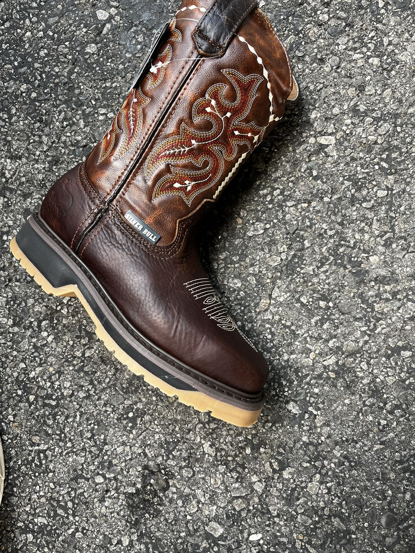 Squared Toe Work Boot