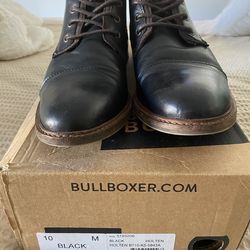 Men’s Black Bullboxer Boots 10 D
