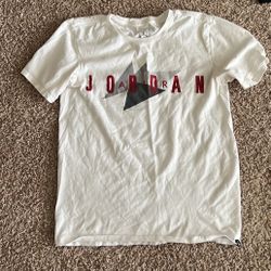 White Jordan Short Sleeve Shirt 