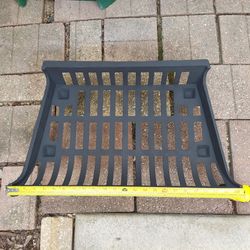 24" cast iron fireplace grate