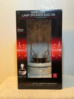 The Invisible Speaker – Wireless Lamp Speaker Add-On