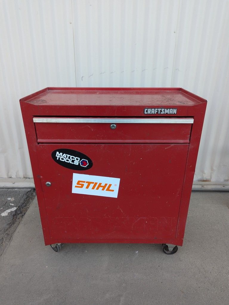 Craftsman Rolling Tool Box Chest Cabinet Bench for Garage