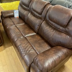 BRAND NEW LEATHER SOFA OR LOVESEATS! $699! WOW! Both For $1099! WOW! 
