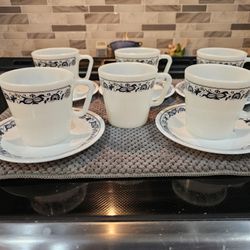 Vintage Mugs And Saucers
