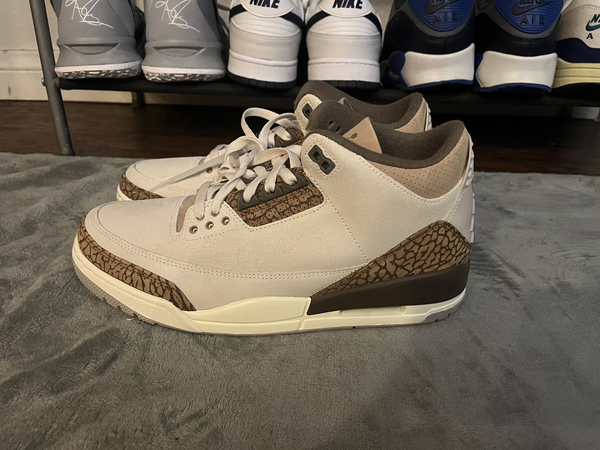 Jordan 3 Retro “Palomino” – Size 10 Men– Brand New (No Box)