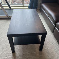Coffee Table Black Wood 
