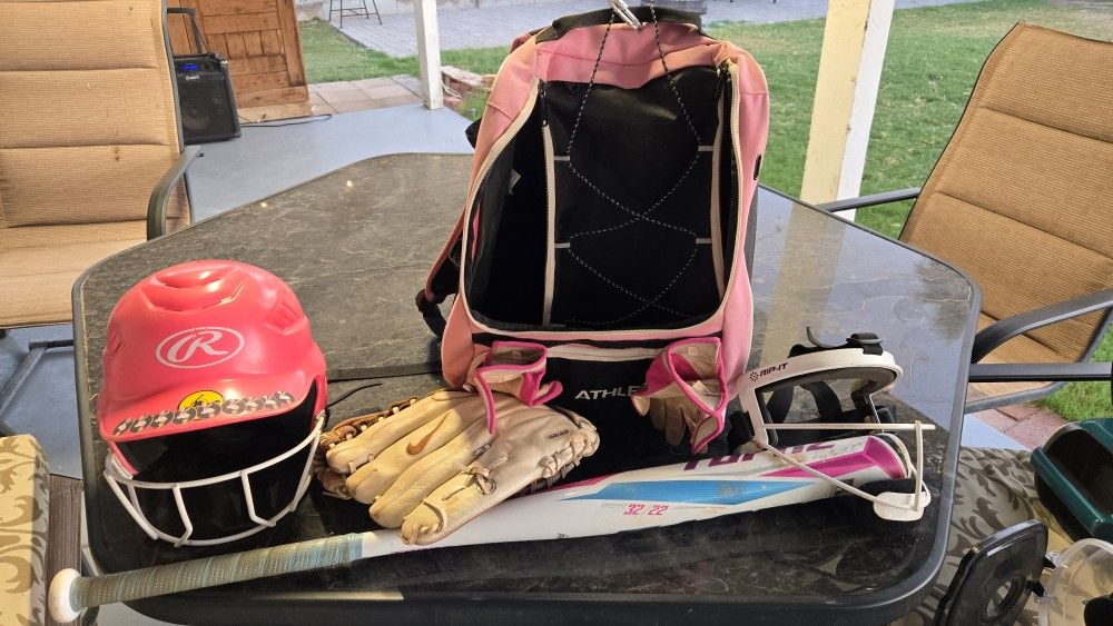 Girls Youth Softball Equipment