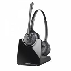 PLANTRONICS  C052 Wireless Headset Wireless Headset System, Black/Silver