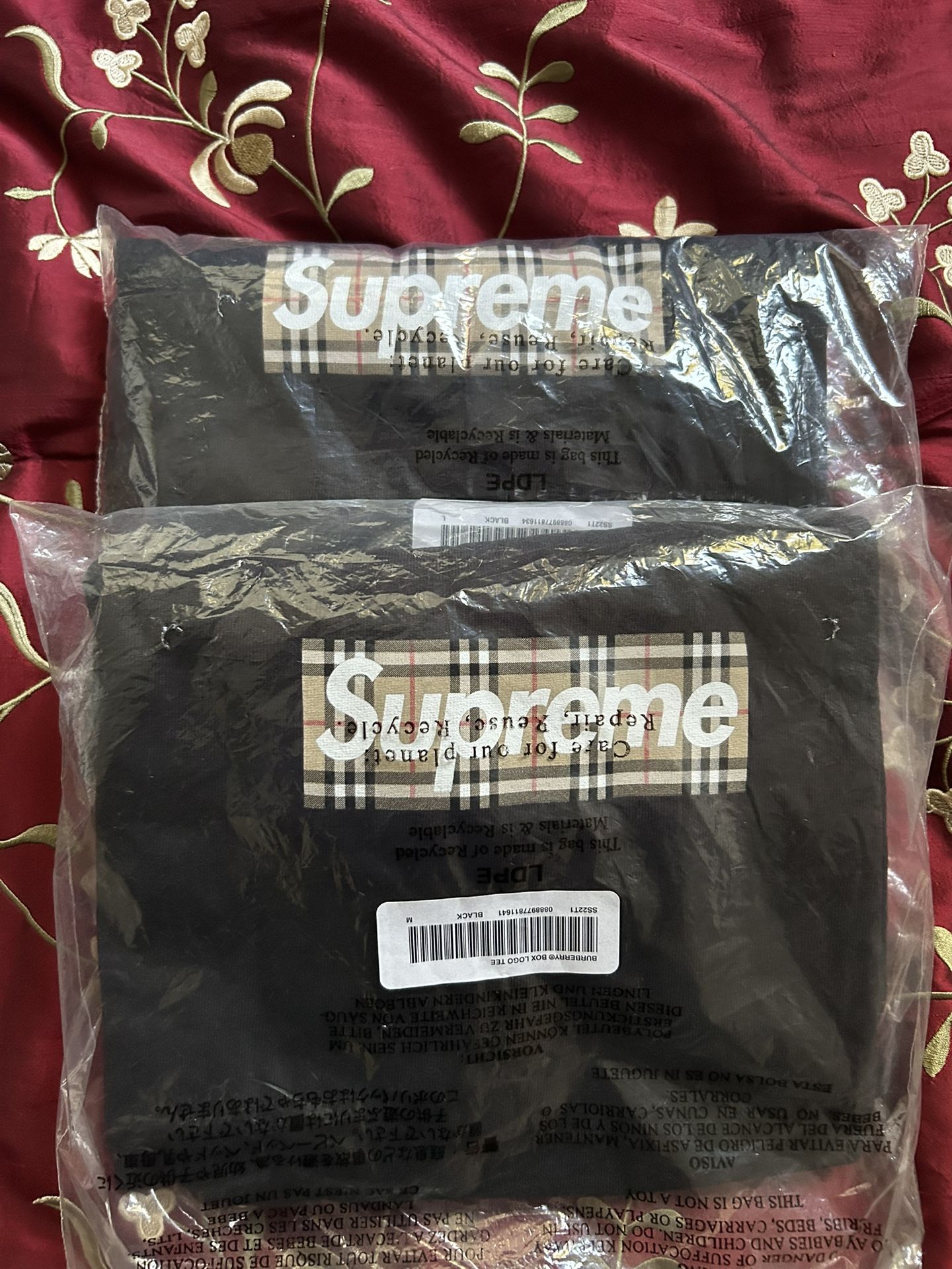 Supreme Burberry Box Logo
