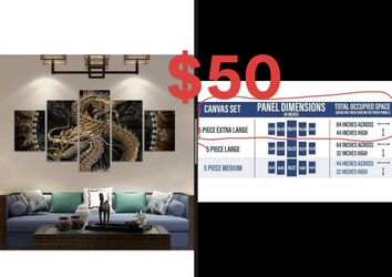 Brand New In Box -Ready To Hang, Canvas Art Wall Decor Artwork