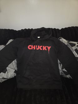 Chucky hoodie size 3XL but it fits more like a XL-2XL BRAND NEW
