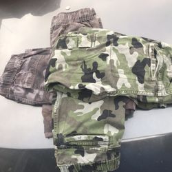 Little boy cargo camouflage Pants size 10