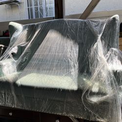 Two Seater Couch Turquoise 