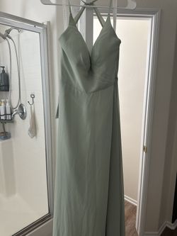 Bridesmaid Dress - Azazie Dusty Sage A6