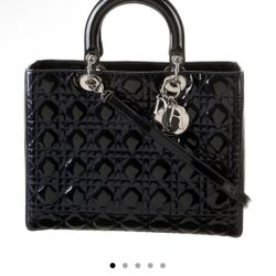 (like New) Lady Dior Large Handbag -