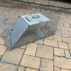 Used Large  Humane Catch and Release Live Animal Trap 