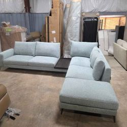 Brand New Luxury L-Shaped Sectional Sofa – Designer Modern Style | $5,000 Value