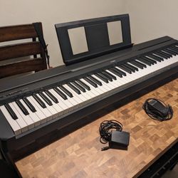 Yamaha P45 - Digital Piano - 88keys Weighted Keyboard 