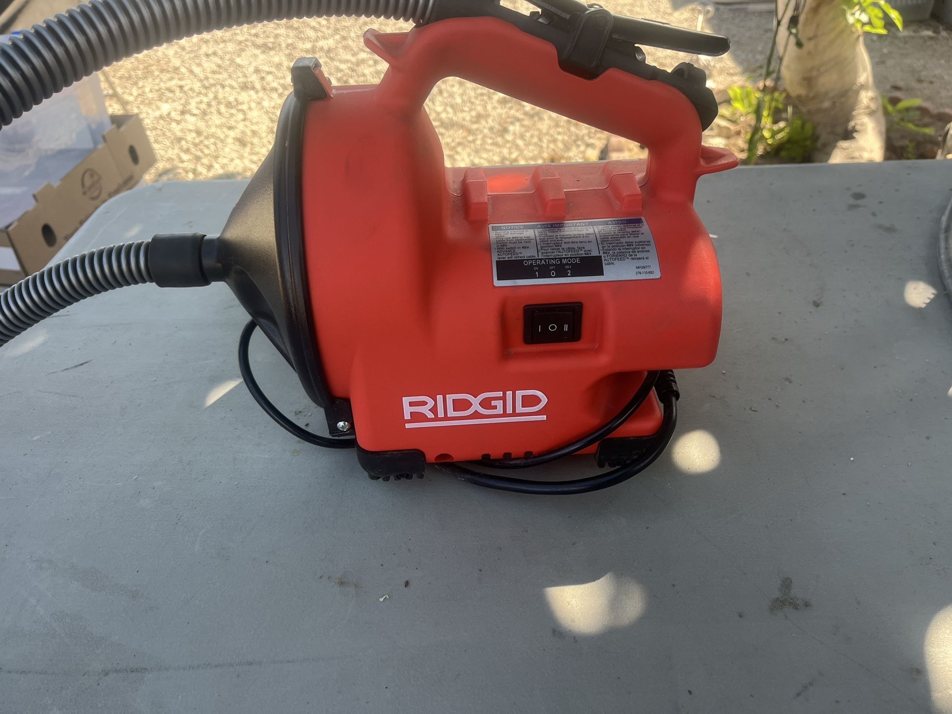 RIDGID Drain opener