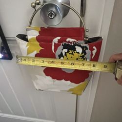 NWT-ino~kochi-Floral-Flying Goose-Crossbody-Handle-Handbag-Purse-MADE IN JAPAN!