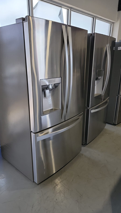 Kenmore 3 Door Stainless Steel Refrigerator Fridge

