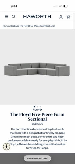 Floyd Five-Piece Form Sectional Sofa