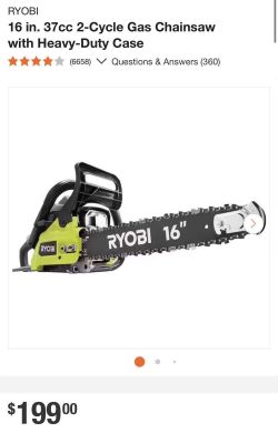 Ryobi chainsaw