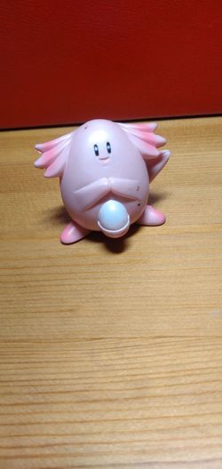 Pokemon Chansey #113 Pocket Sized PVC Figure 2000 Sasco Inc Normal Type Lucky