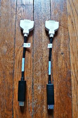 Molex DisplayPort (Male)-to-DVI-D(Female) Single Link Cable Adapter 