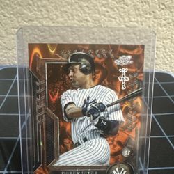 2024 Topps X Cactus Jack Derek Jeter Orange 19/25 Fanatics Exclusive