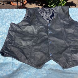 Leather Vest -LG