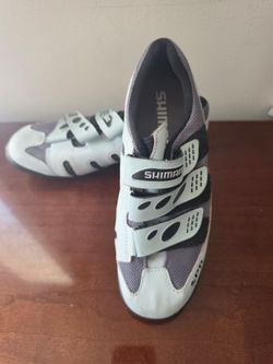 Shimano SH-M 120WA Mountain Cycling Shoes Men’s Light Blue/Grey-Size 7